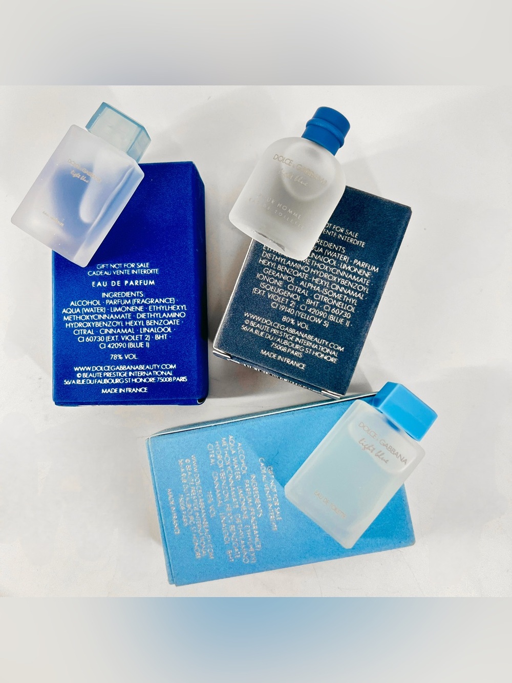 Bath & Body Works Trace of Blue + Dolce & Gabbana Light Blue 7-Pc Set - Picture 8 of 10
